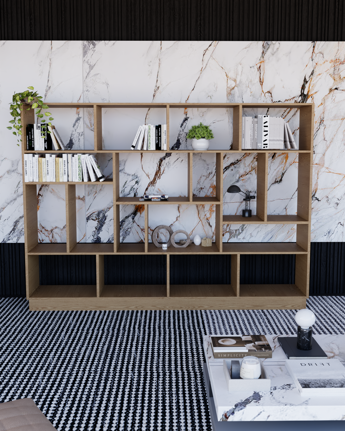 Büyük Nemus Kitaplık | %100 MDF