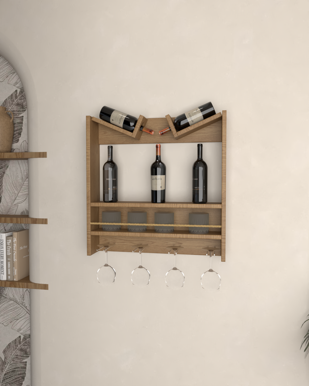 Şaraplık, İçki Rafı | Stand | %100 MDF