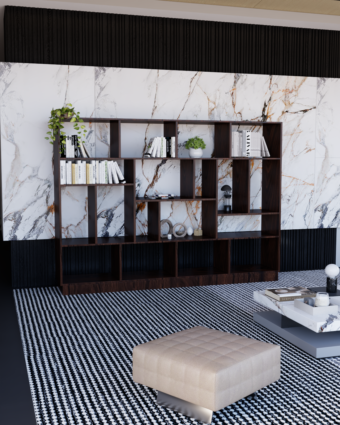 Büyük Nemus Kitaplık | %100 MDF