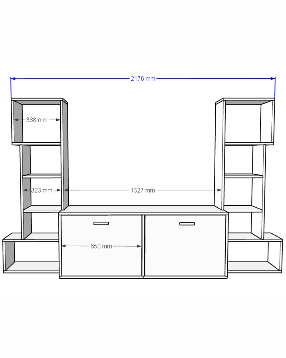 Kitap Okuma Alanlı Gravis Kitaplık BookNook | %100 MDF