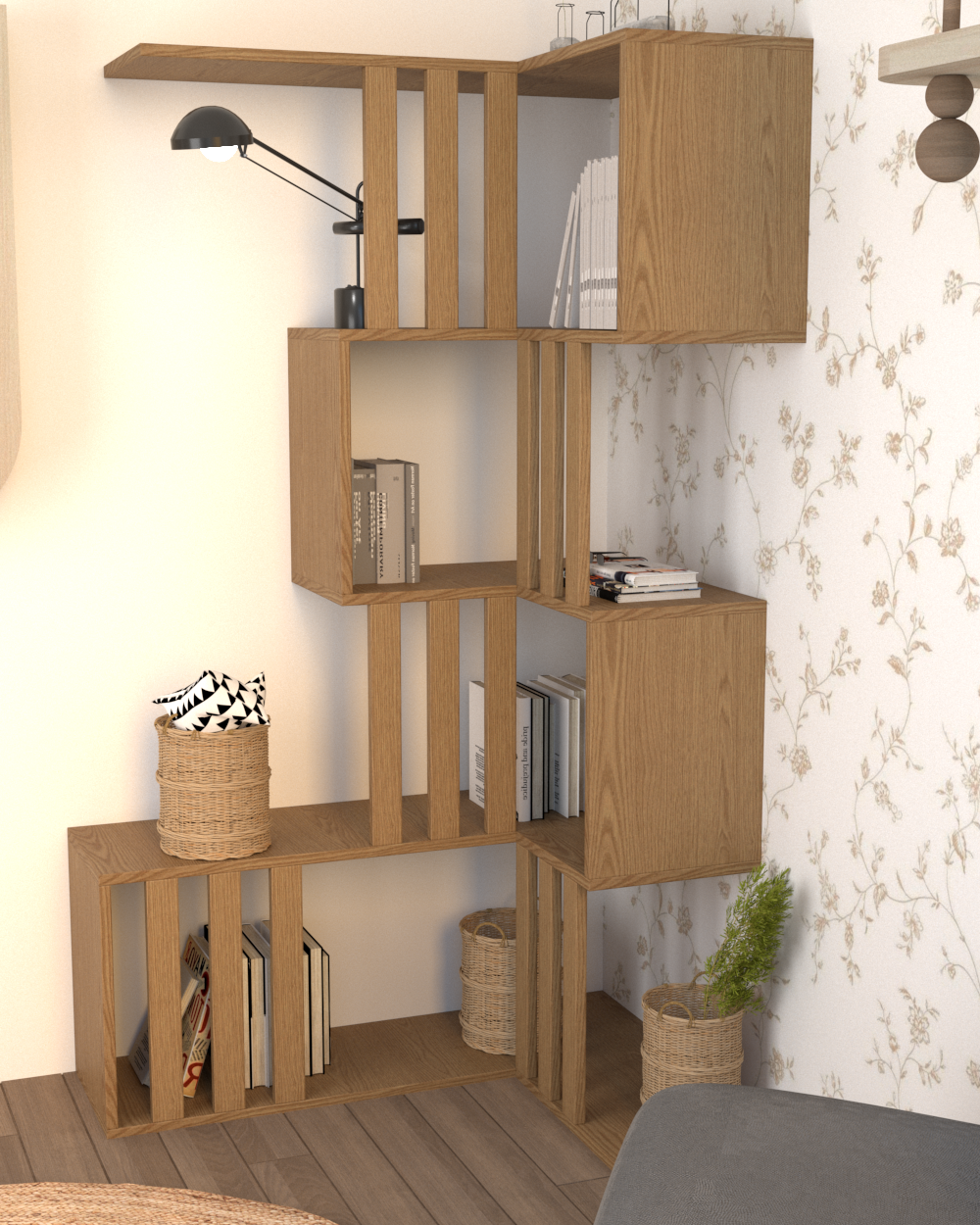 ZikZak Kitaplık | %100 MDF