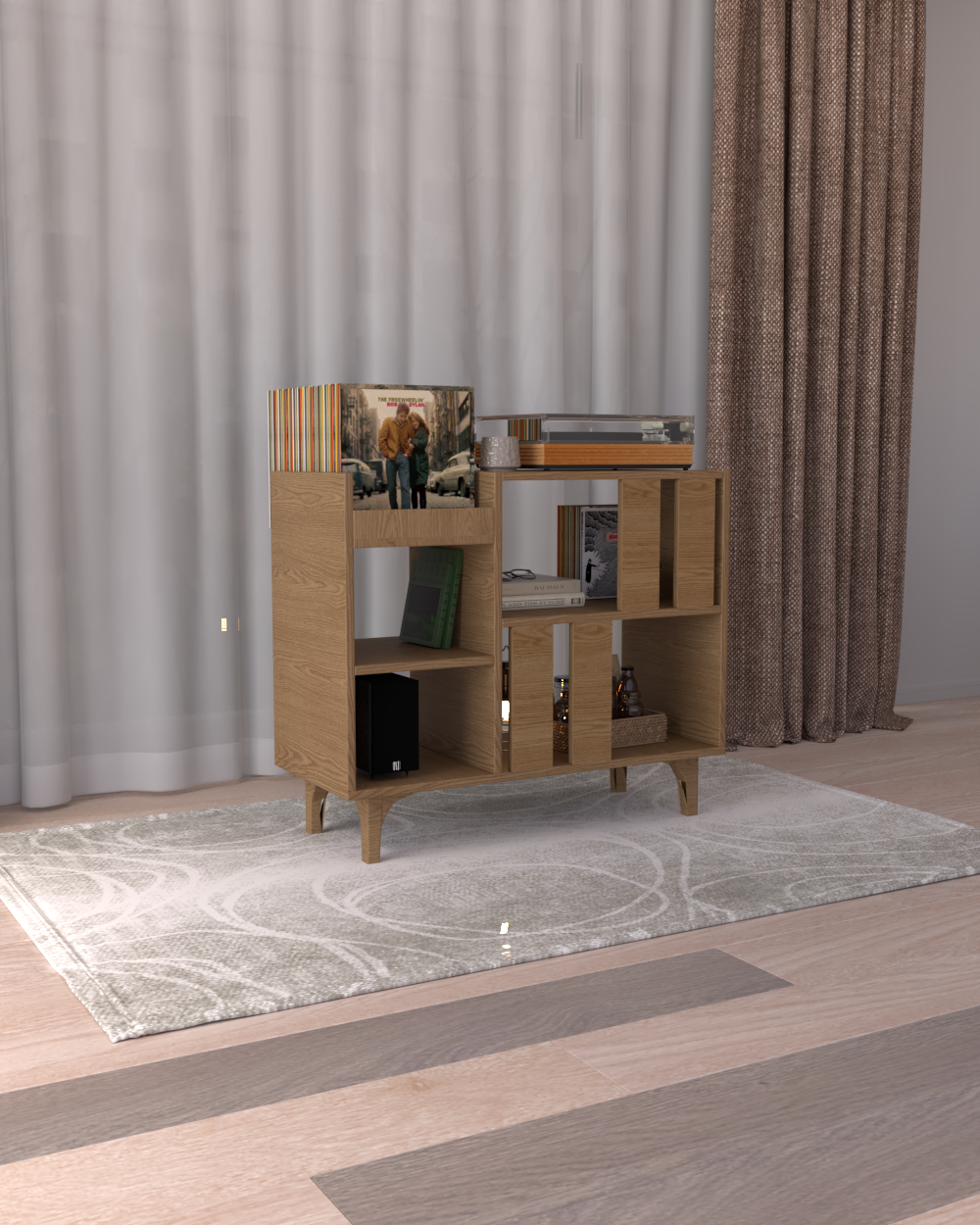 Dekoratif Büyük Pikap Dolabı | %100 MDF