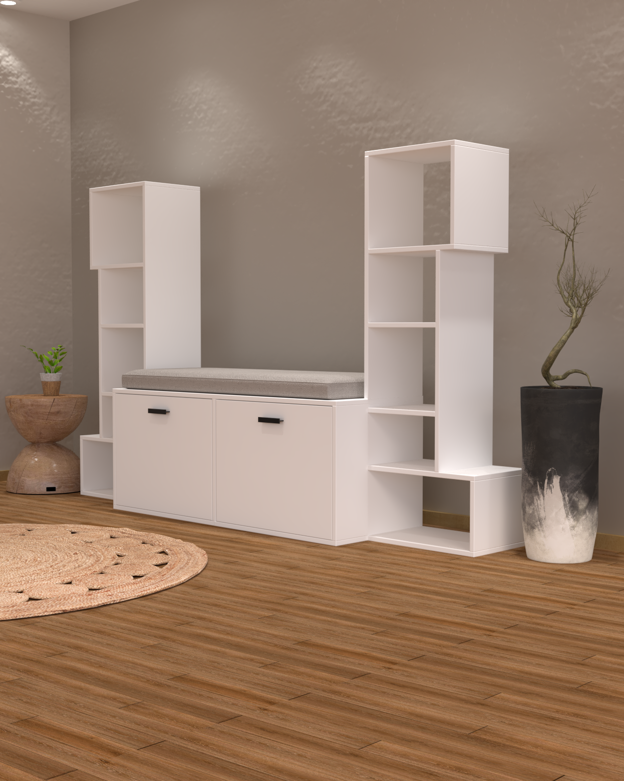 Kitap Okuma Alanlı Gravis Kitaplık BookNook | %100 MDF