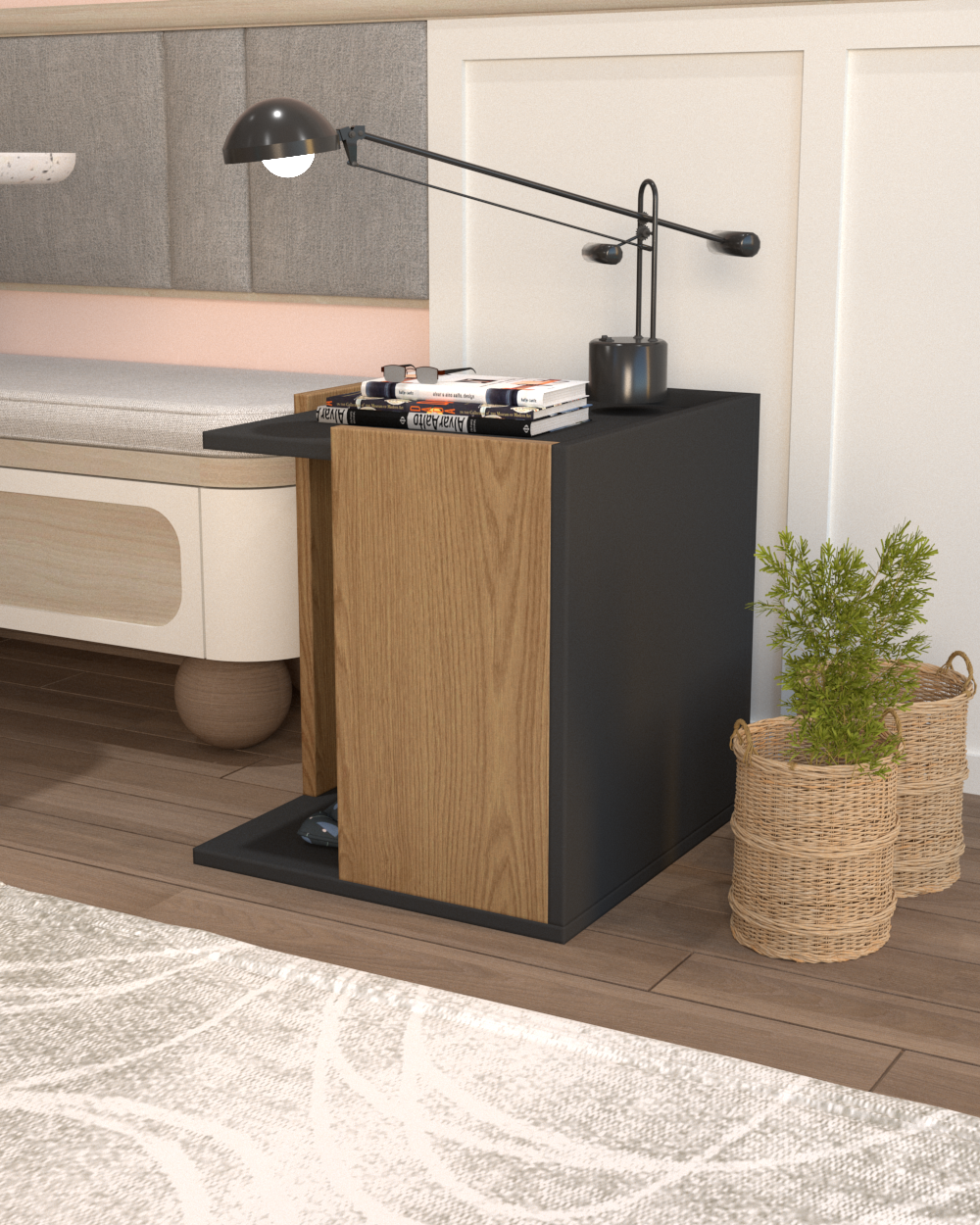 Pati Dostu İkili Konfor Sehpa | %100 MDF