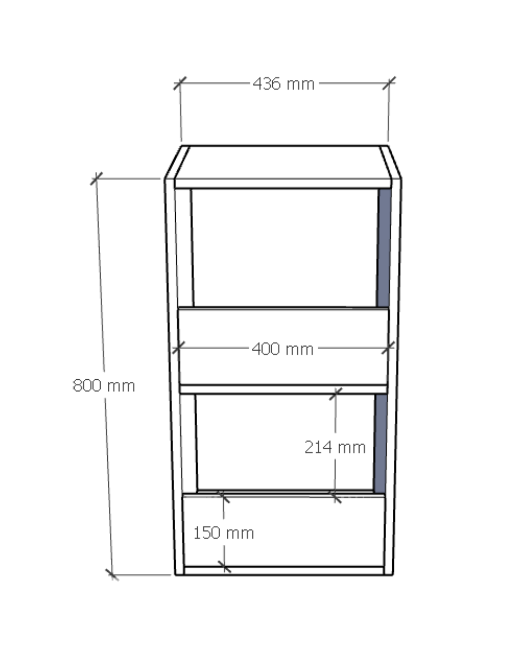 Dekoratif Pikap Dolabı | %100 MDF
