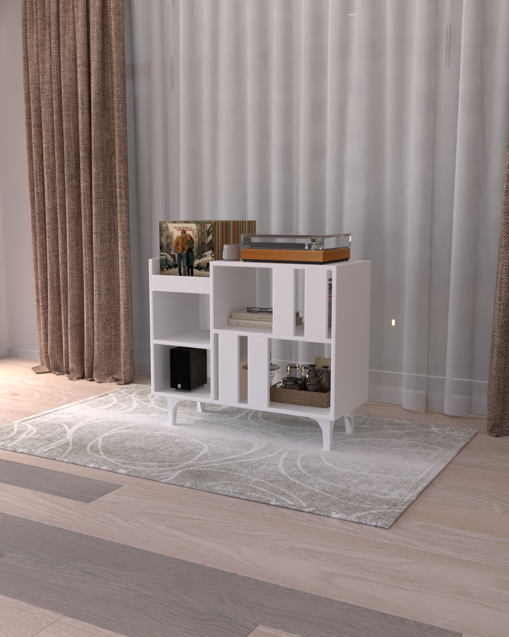 Dekoratif Büyük Pikap Dolabı | %100 MDF