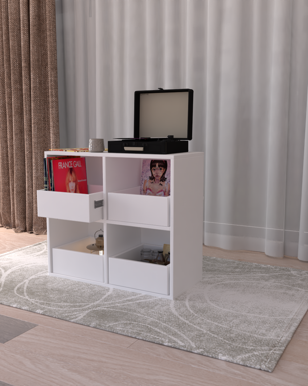 Pikap Dolabı 4 Çekmeceli | %100 MDF