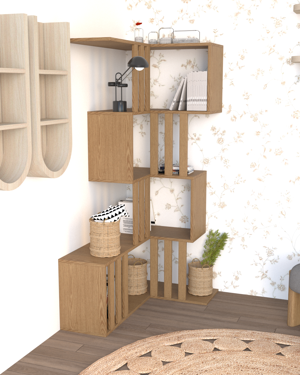 ZikZak Kitaplık | %100 MDF