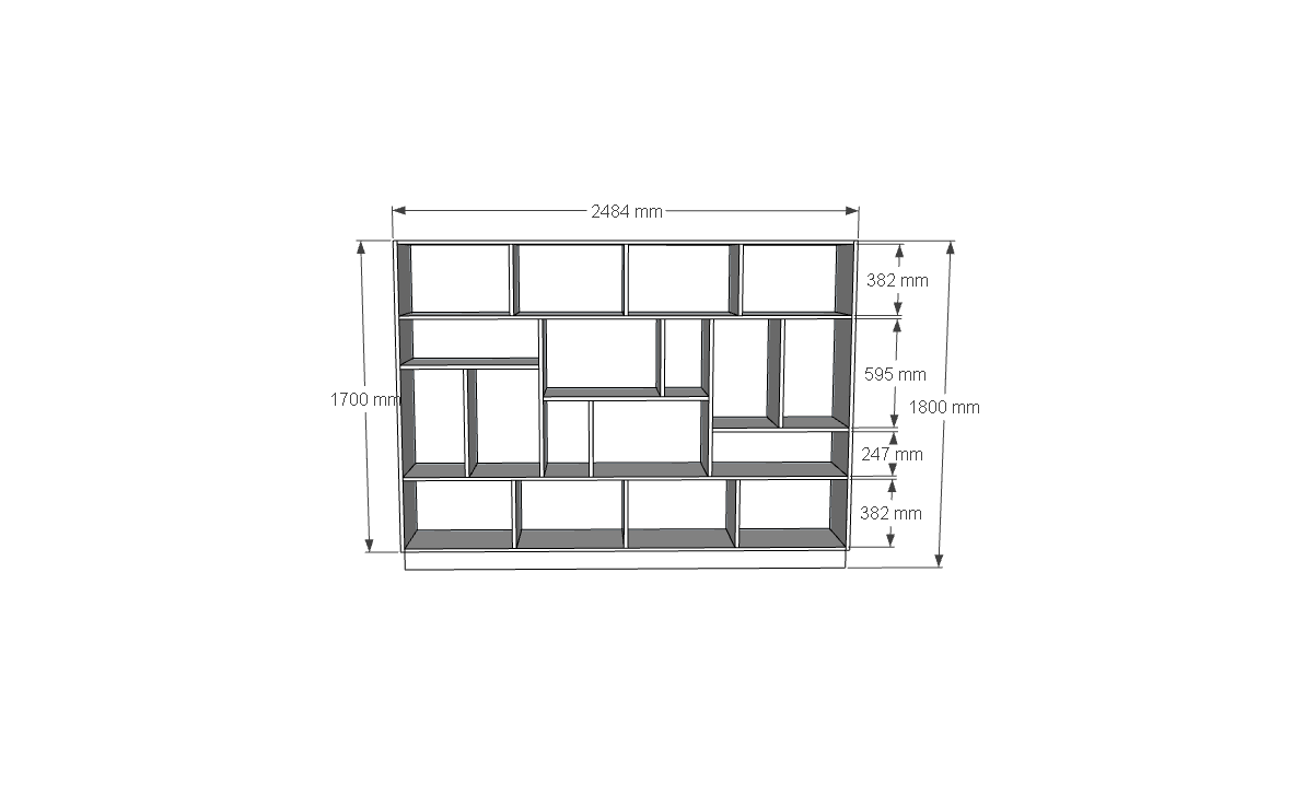 Büyük Nemus Kitaplık | %100 MDF