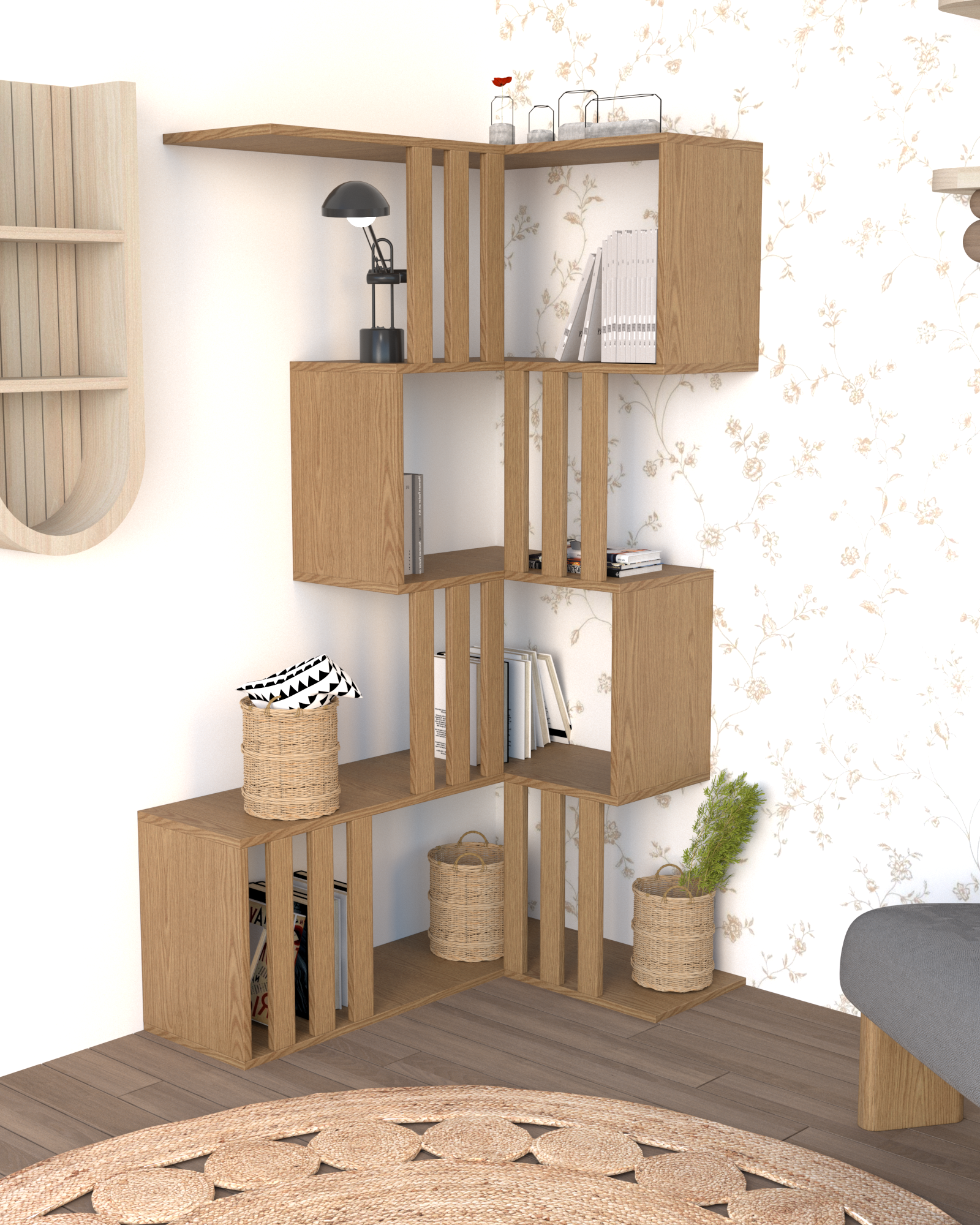 ZikZak Kitaplık | %100 MDF