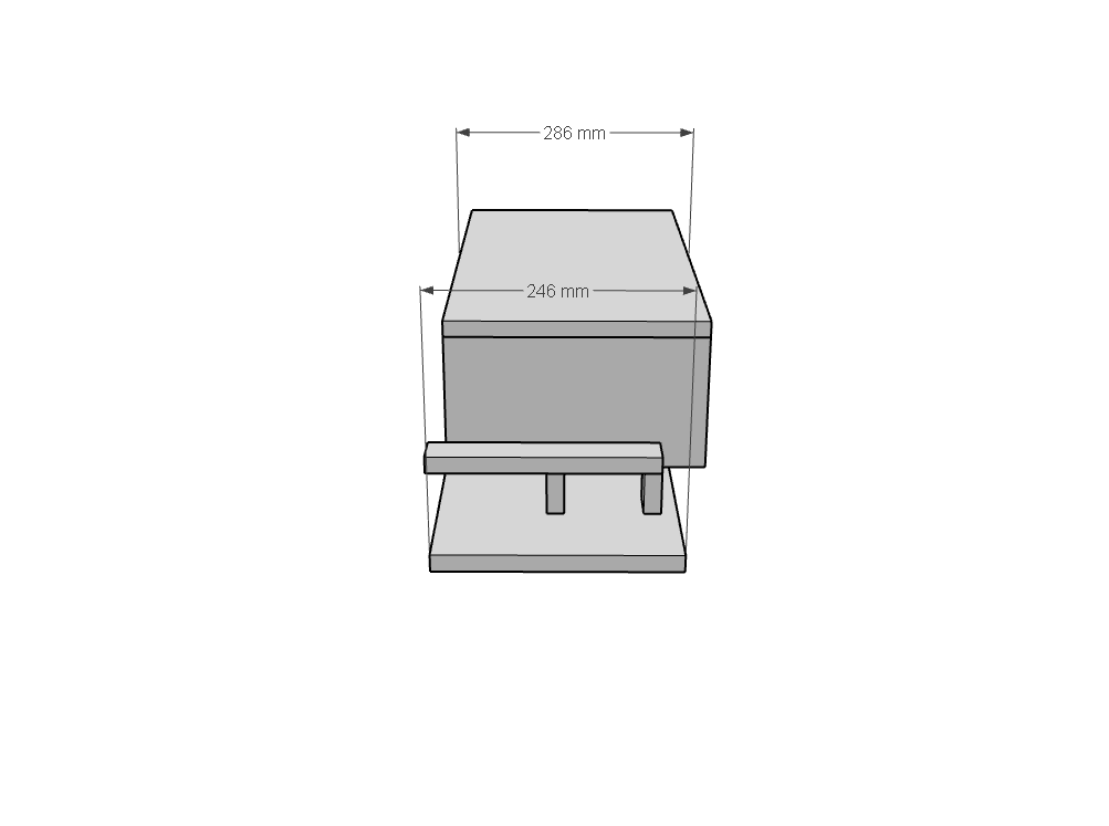 Xbox Kol Standlı Raf | Havalandırma Boşluklu | %100 MDF