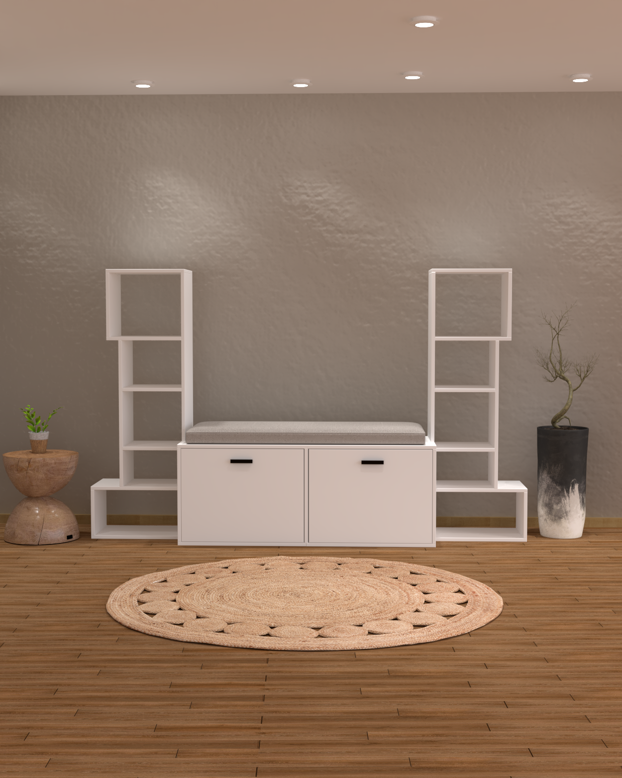 Kitap Okuma Alanlı Gravis Kitaplık BookNook | %100 MDF