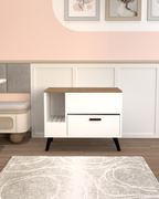 Beyaz Kedi Tuvalet Dolabı | Gizli Girişli %100 MDF