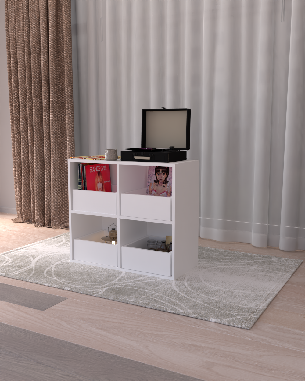 Pikap Dolabı 4 Çekmeceli | %100 MDF