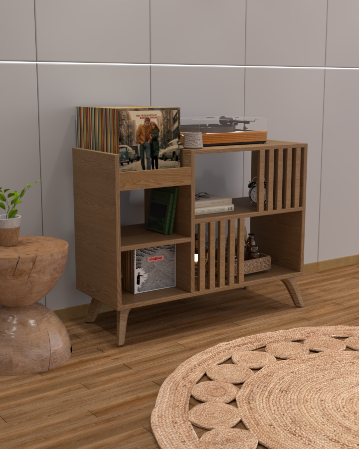 Dekoratif Büyük Pikap Dolabı | %100 MDF