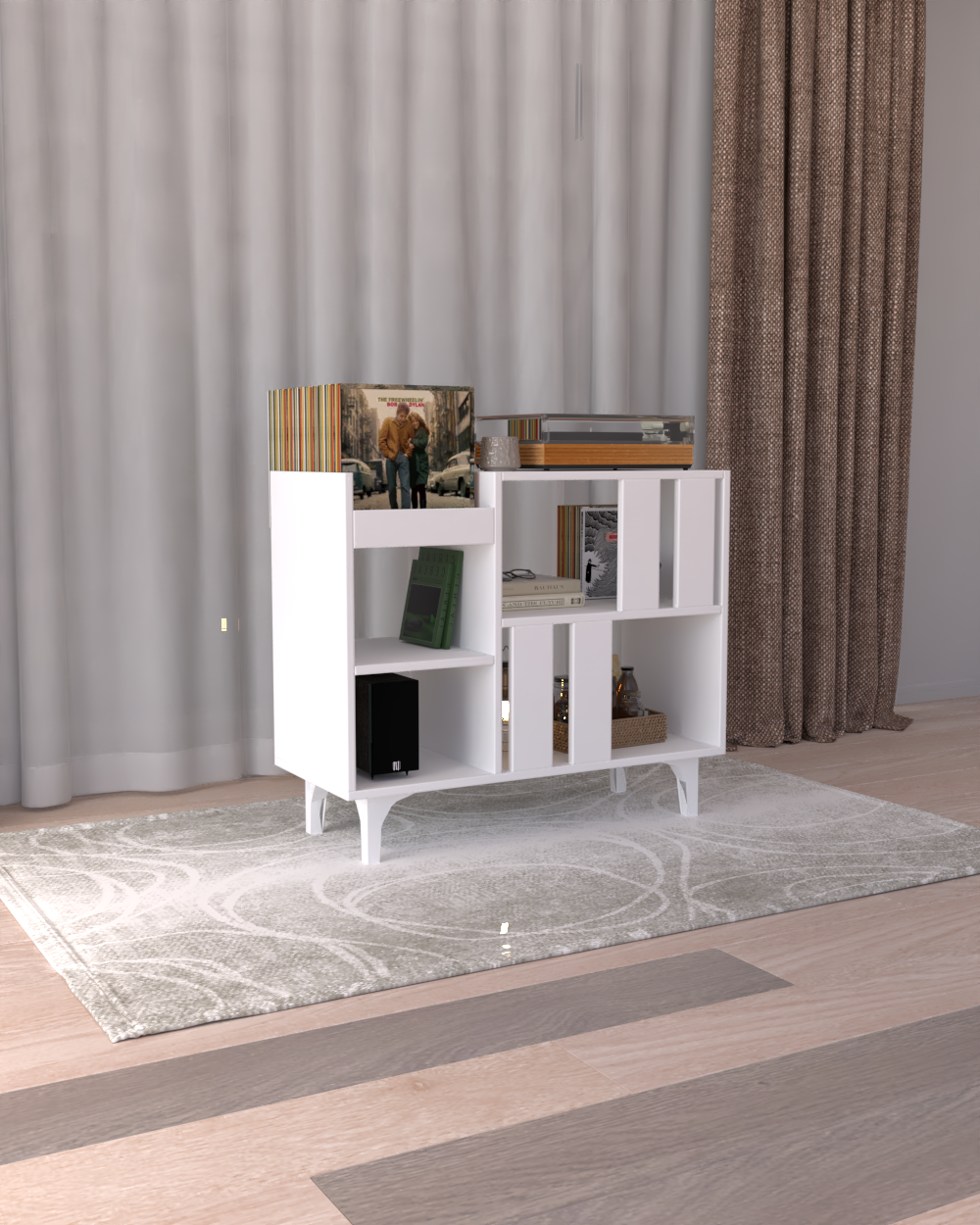 Dekoratif Büyük Pikap Dolabı | %100 MDF