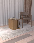 Pati Dostu İkili Konfor Sehpa Safir Meşe | %100 MDF