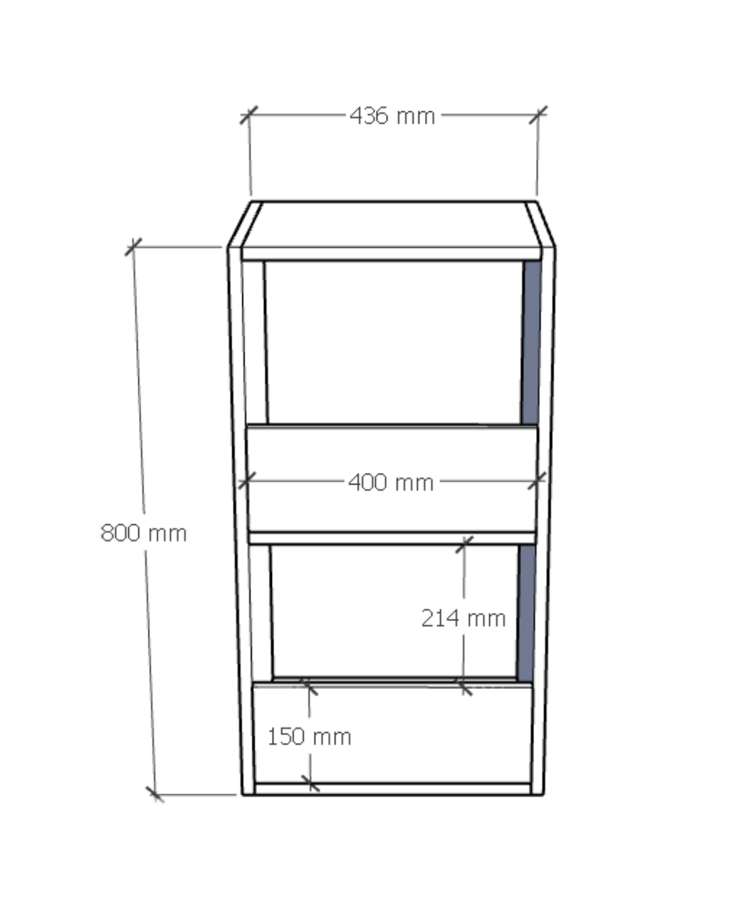Dekoratif Pikap Dolabı | %100 MDF