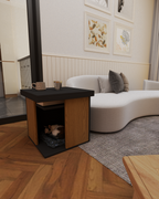 Pati Dostu İkili Konfor Sehpa | Üstü Tepsi | %100 MDF