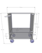 Fonksiyonel Dekoratif Gitar Dolabı Siyah