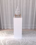 LEMVA | Çift Yönlü Kullanım Beyaz MDF Sütun Raf (90 cm)